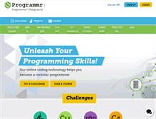 Tablet Screenshot of programmr.com